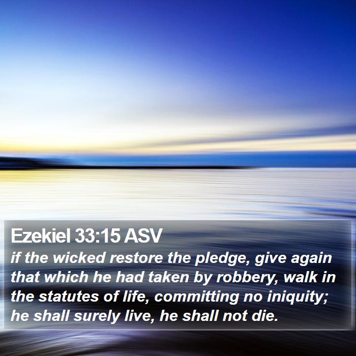 Ezekiel 3315 Asv Bible Verse Pictures