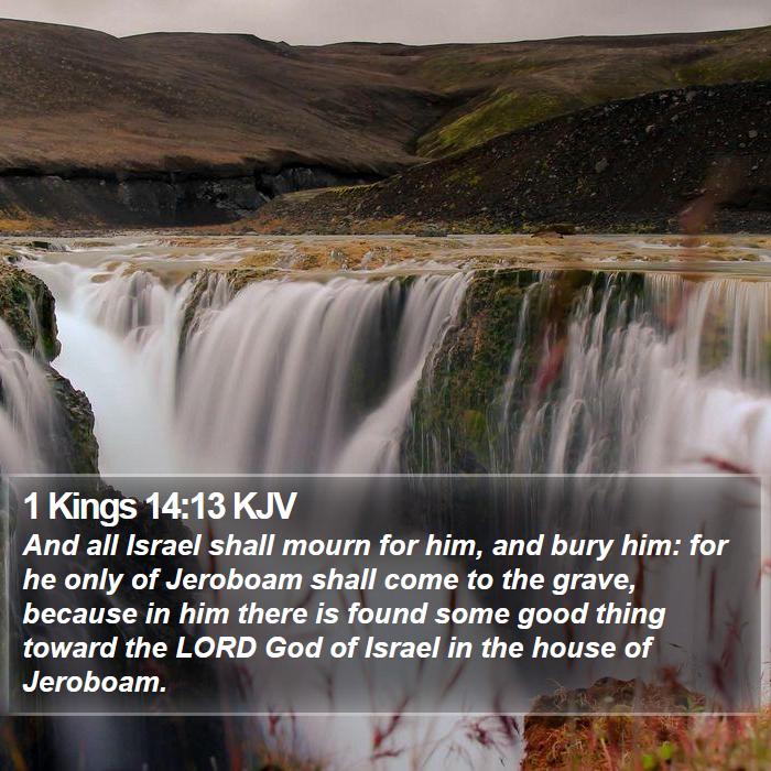 1-kings-14-13-kjv-and-all-israel-shall-mourn-for-him-and-bury-him