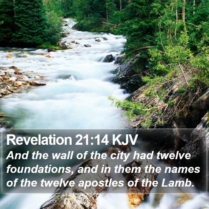 The number 12 – Revelation 21:12-14