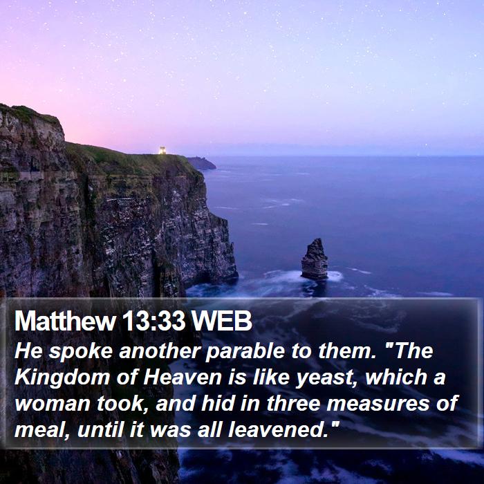 matthew 13 33 meaning