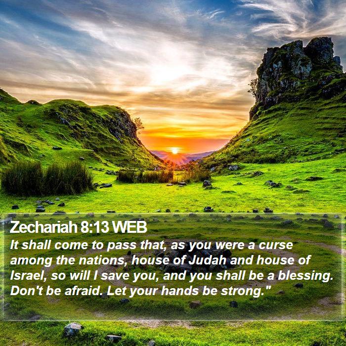 Zechariah 8:13 Web Scriptures Images