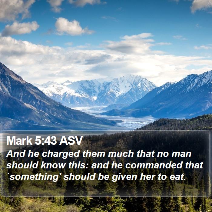 Mark 5 Scripture Images - Mark Chapter 5 ASV Bible Verse Pictures