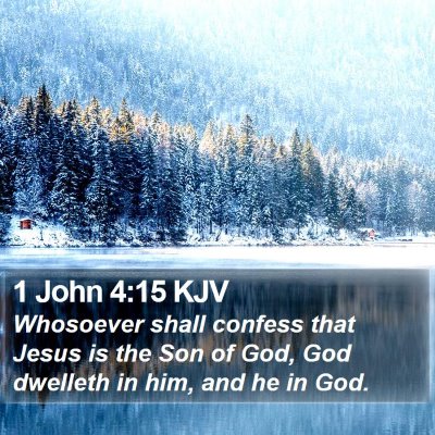 1 John 4 Scripture Images - 1 John Chapter 4 KJV Bible Verse Pictures