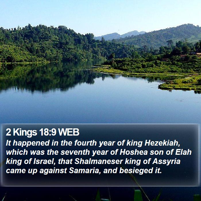 2 Kings 18 9 Web It Happened In The Fourth Year Of King Hezekiah