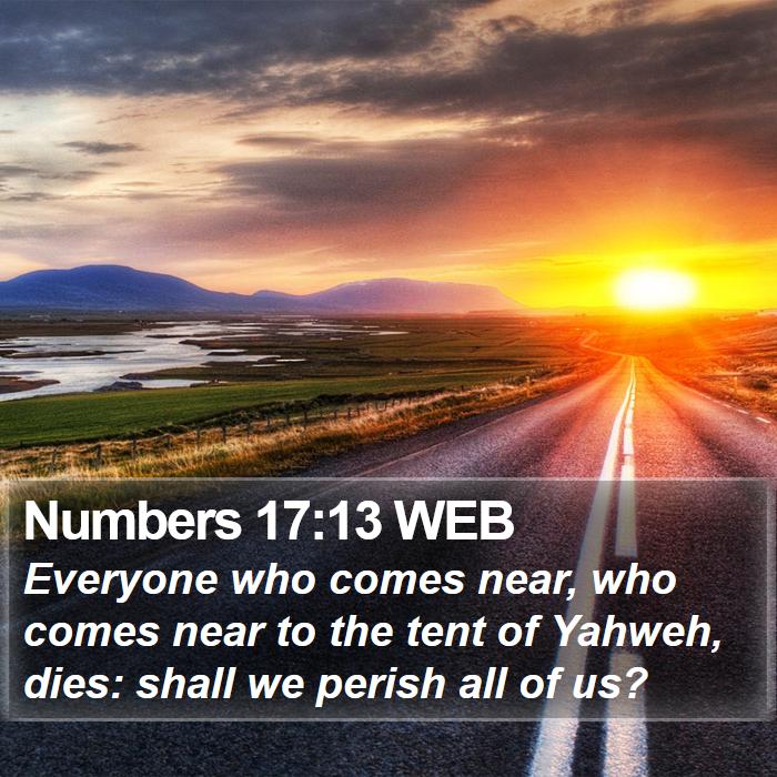 Numbers 17 Scripture Images - Numbers Chapter 17 WEB Bible Verse Pictures