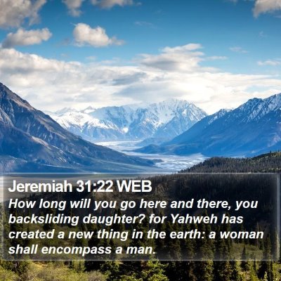 Jeremiah 31 Scripture Images - Jeremiah Chapter 31 WEB Bible Verse Pictures